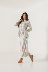 Pista Green Peplum Dhoti Jumpsuit