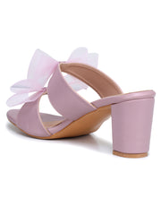 Fashion Open Back Sandal 2 inches Block Heels