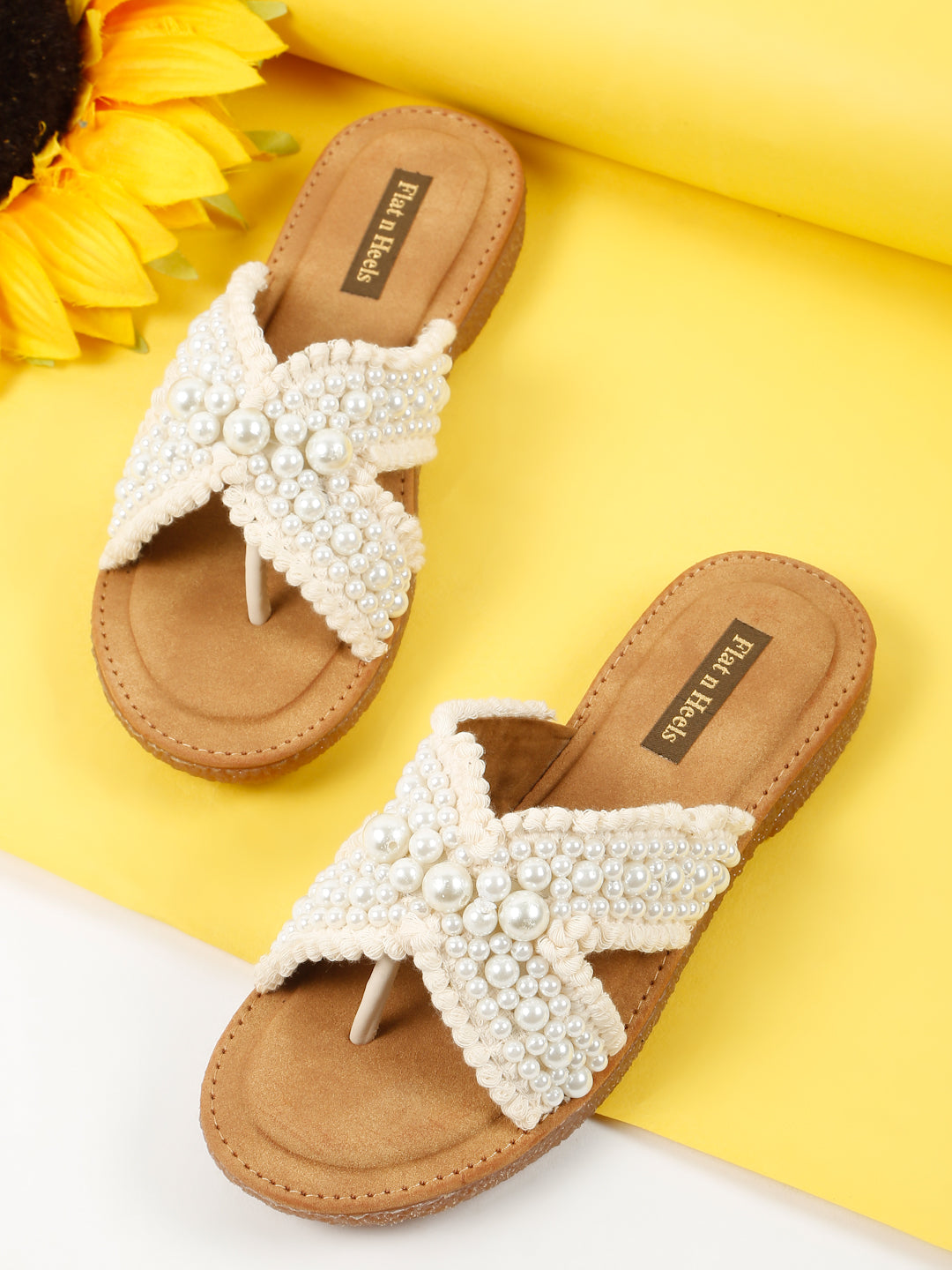 Ethnic Fashion Slip-On Ethnic Open Toe Flats