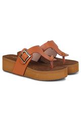 Casual Fashion Sandals 2 Inches Wedge Open Back Round Toe Heels