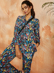 Women's Black Co ords Set