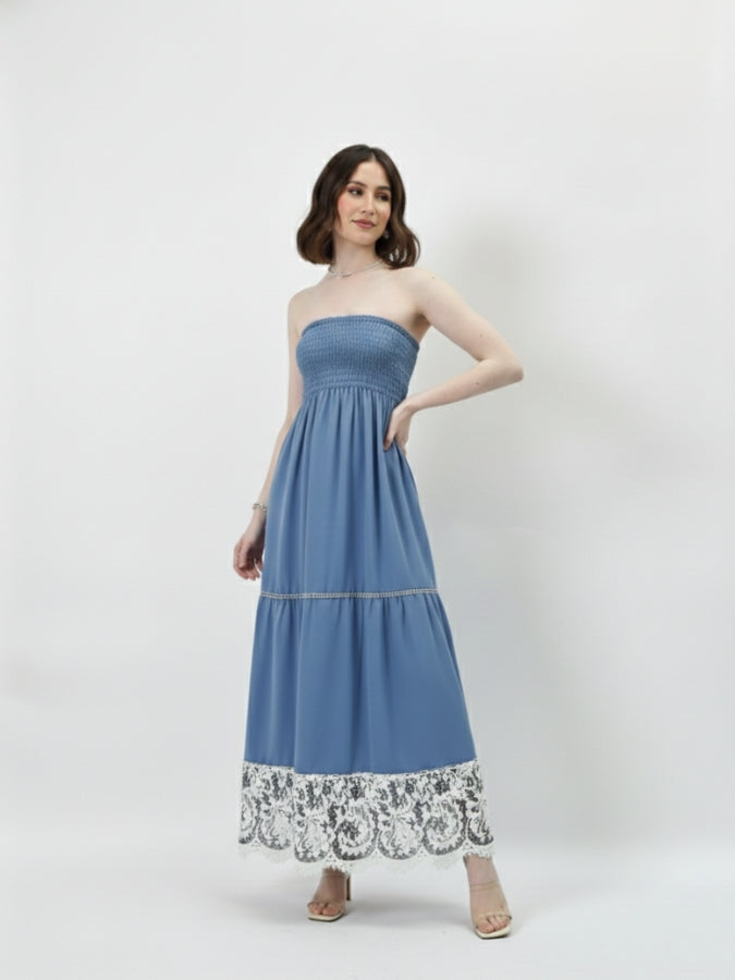 Georgette Maxi Dress-ADR-19718A