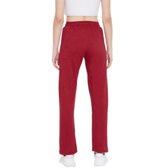 Women's Dark Grey Cotton Track Pants