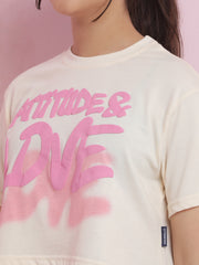 Girls Cotton Crop Top