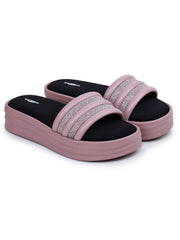 Casual Fashion Sandals Open Back Flatform Heels