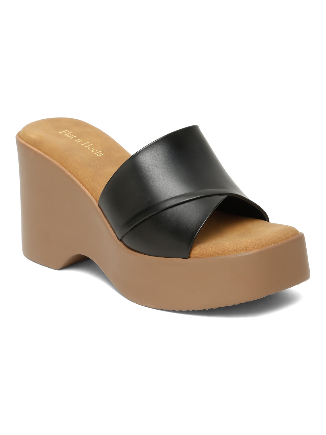 Casual Fashion Open Back Wedge Pumps