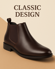 Kraasa Men's Slip On Fashion Chelsea Boots | High Tops, Soft Cushioned Insole, Comfortable Fit, Trendy, Stylish Boots