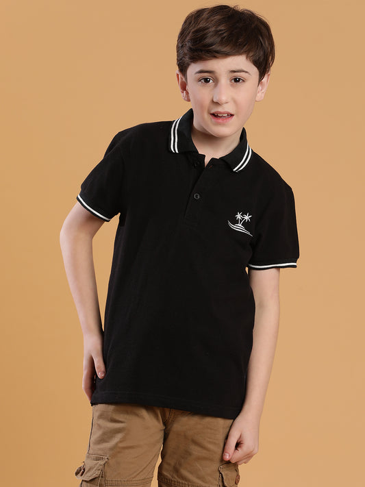 Boys Cotton Polo T-shirt