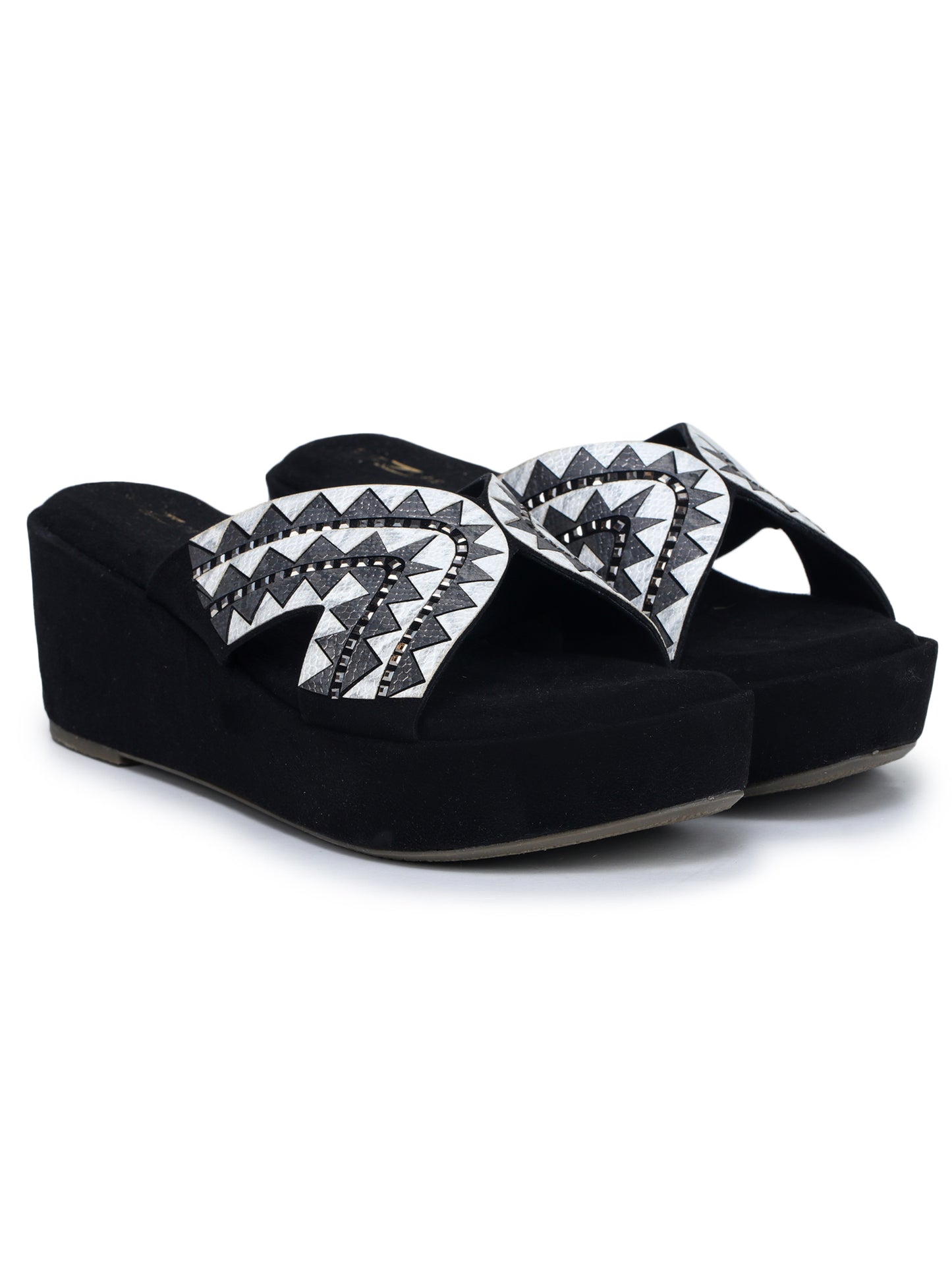 Fashion Open Back Sandal 3 inches Wedge Heels