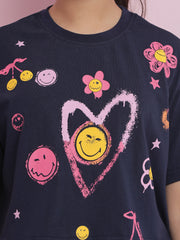 Girls Cotton Crop Top