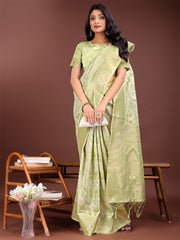 Elegant Yellow Cotton Saree with Golden Zari Work – Graceful Comfort for Everyday & Festive Wear