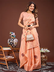 Elegant Woven Work Saree - A Whiff of Tradition Wrapped in Grace