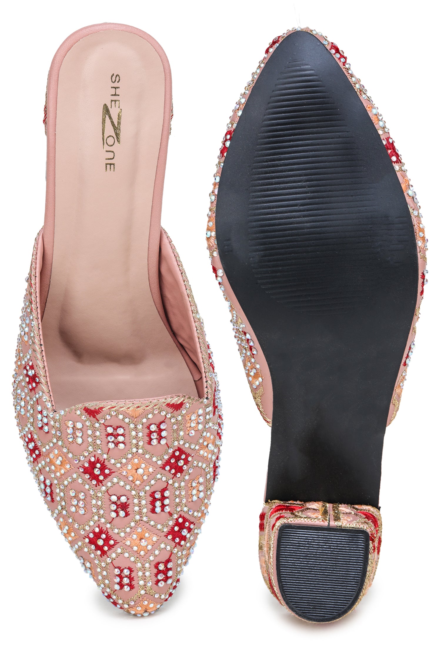 Women Casual Fashion Open Back Sandals - 2 inches Block Heels 