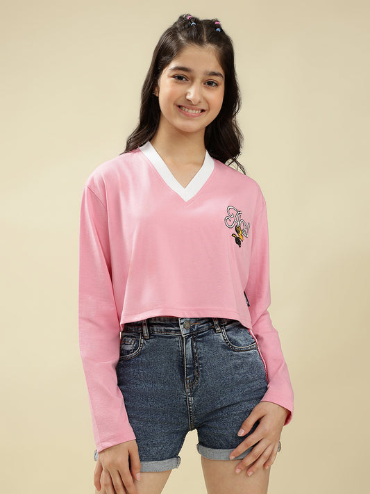 Girls Cotton Crop Top