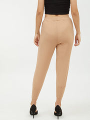 Women's Maroon Jogger Style Trousers