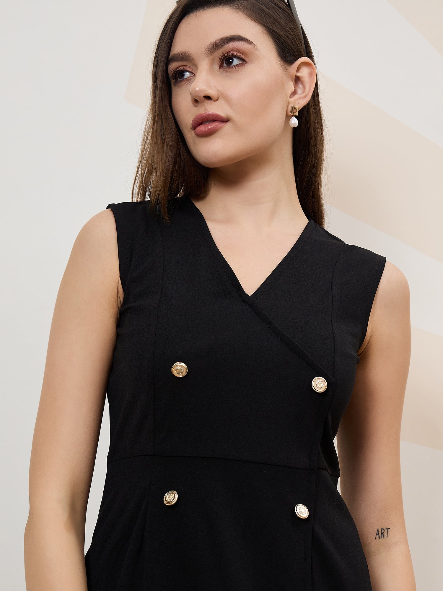 Scuba Formal A-Line Dress