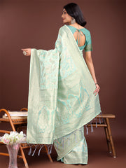 Elegant Yellow Cotton Saree with Golden Zari Work – Graceful Comfort for Everyday & Festive Wear