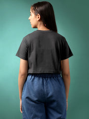 Girls Cotton Crop Top