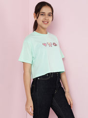 Girls Cotton Crop Top