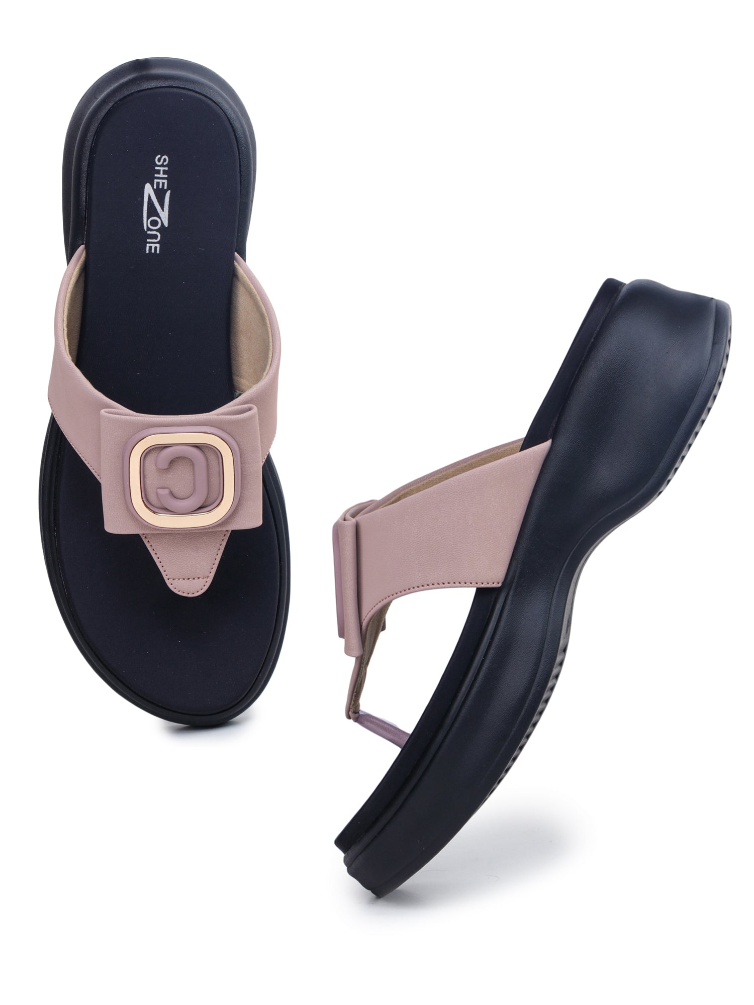 Casual Open Back Round Toe Heels