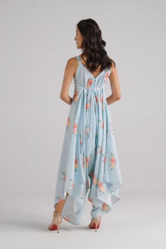 Baby Blue Palazzo Jumpsuit
