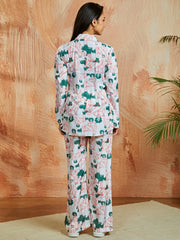 Women's White Co ords Set