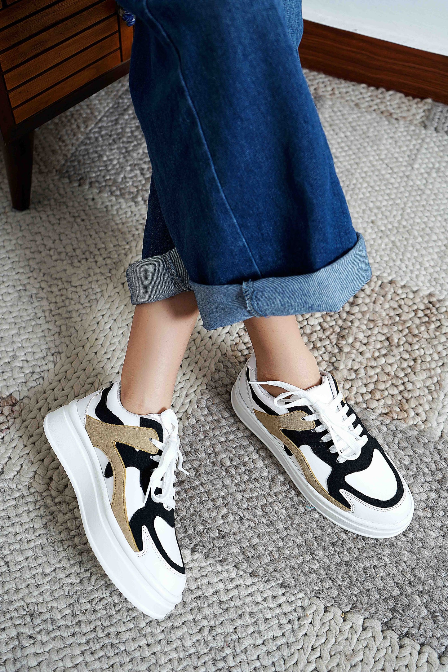 White Smart Casual  Shoes