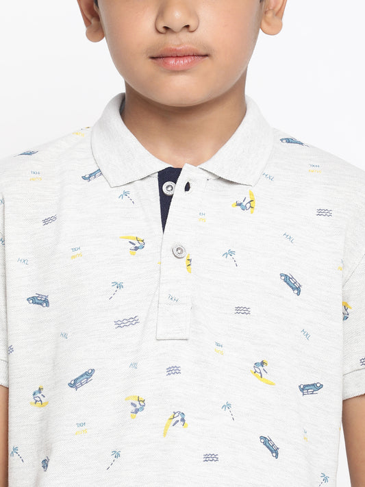 Boys Cotton Polo T-shirt