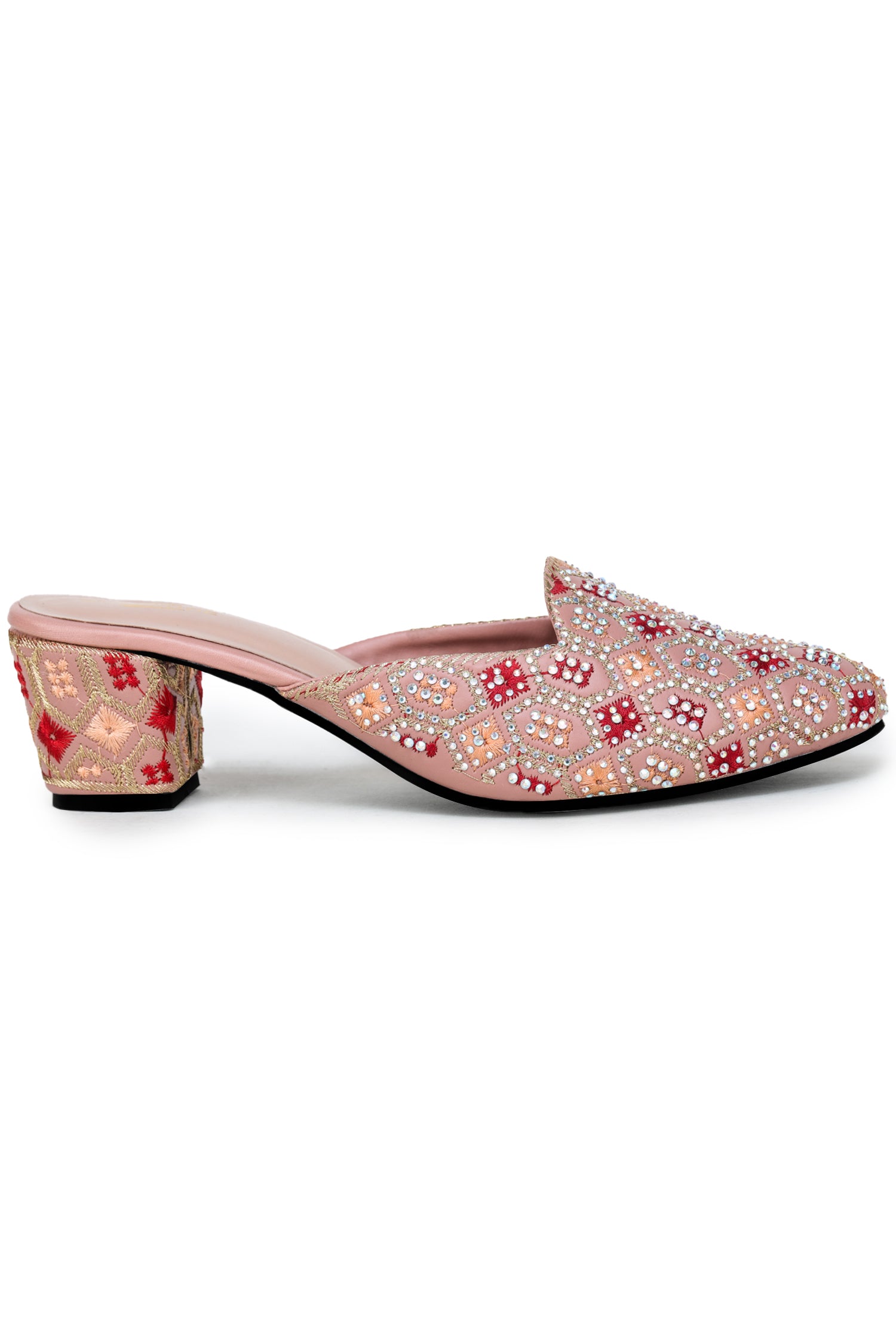 Women Casual Fashion Open Back Sandals - 2 inches Block Heels 