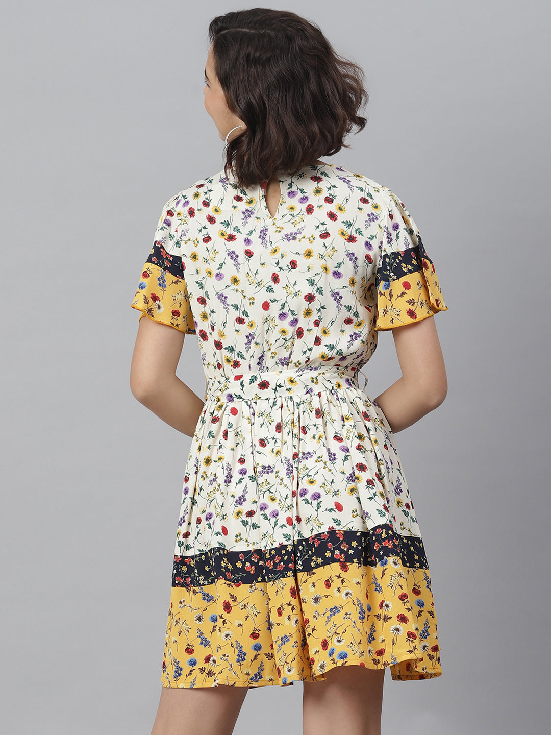 StyleStone Women's Floral Printed Dress