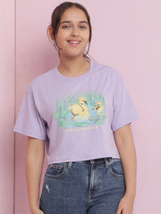 Girls Cotton Crop Top