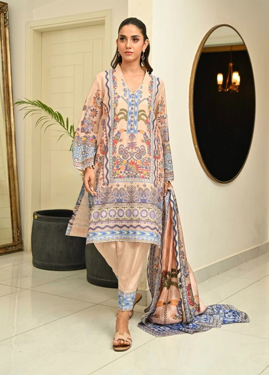 Printed Muslin Co Ord Set