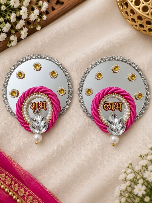 Decorative Subh Labh For Home, Office, Diwali Decoration Traditional Indian Style