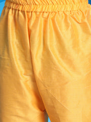 Boys' Yellow Kurta Pyjama Set