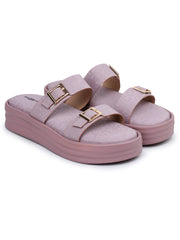 Casual Fashion Sandals Open Back Flatform Heels