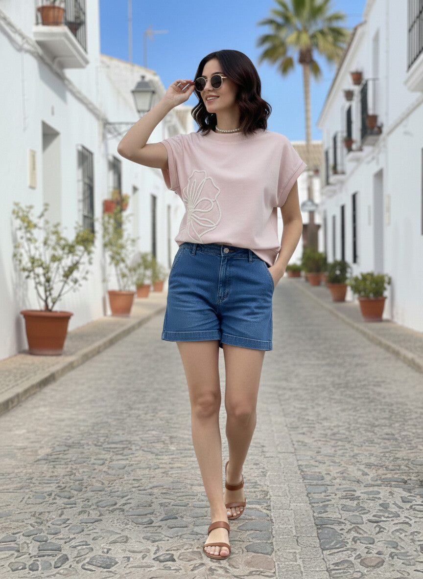 Floral Embroidered Top