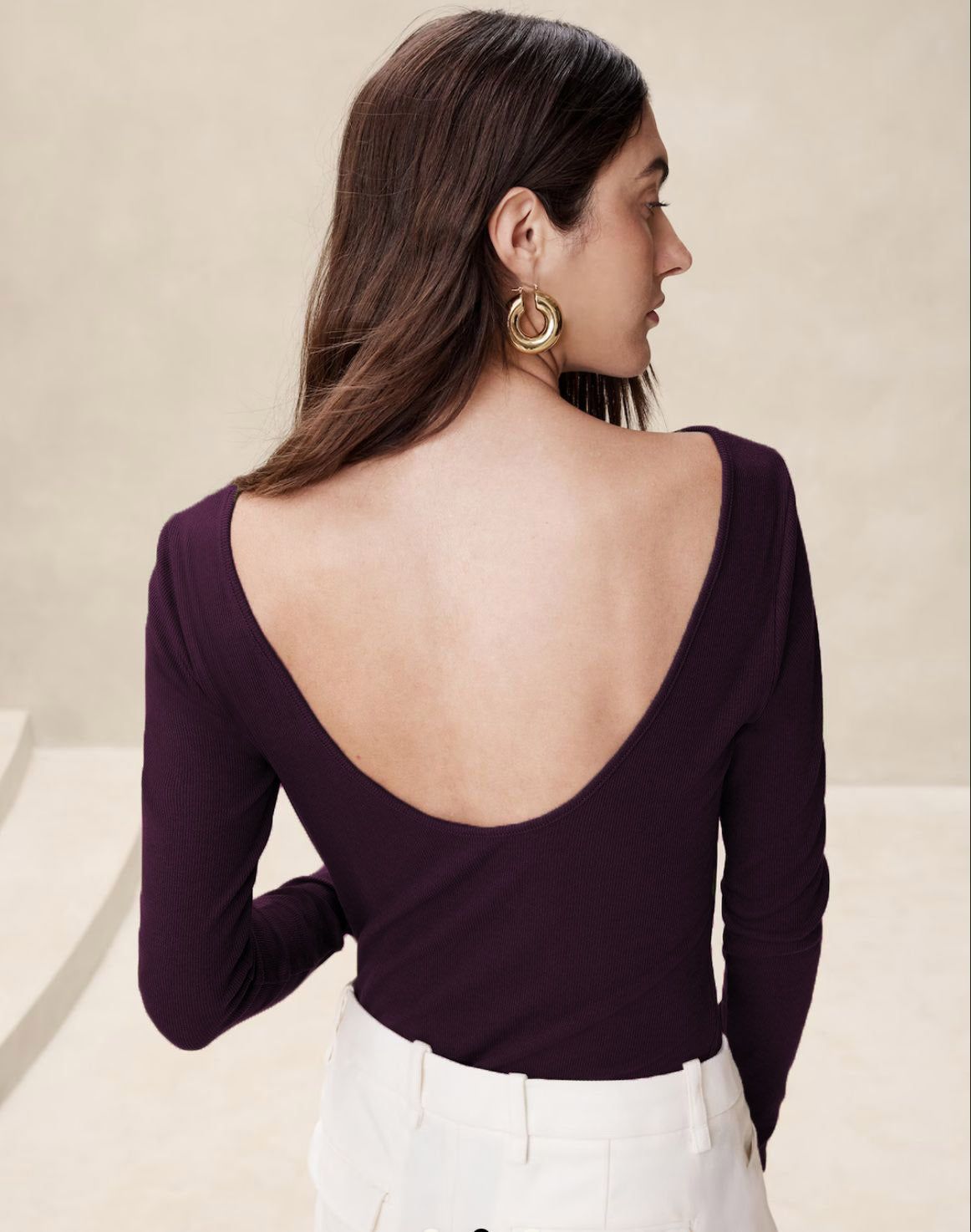 Purple regular top
