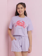 Lil Tomatoes Girls Cotton Night Suits