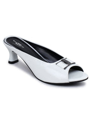 Casual Fashion Sandals Open Back Kitten Heels