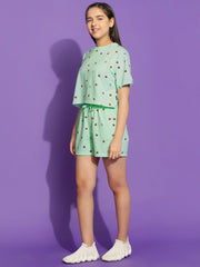 Lil Tomatoes Girls Cotton Night Suits