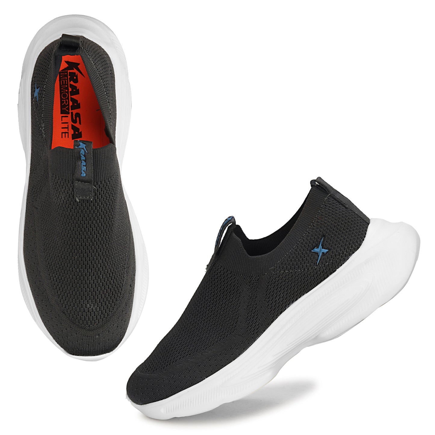 Kraasa - Zorion Casual Shoes for Men | Trendy Sneakers for Men with Cushioned Footbed and Design | Comfortable, Stylish and Durable Fashion Shoes 2025