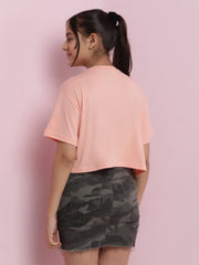 Girls Cotton Crop Top