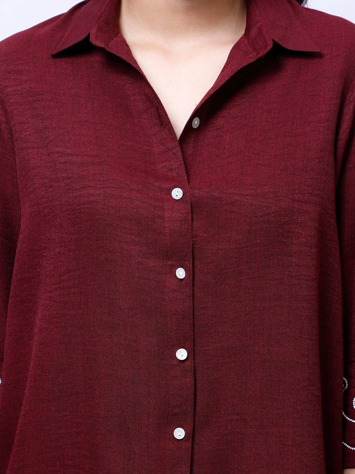 Embellished Shirt With Trouser Co-Ords