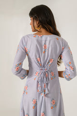 Slate Grey Dhoti Jumpsuit