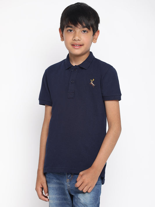 Boys Cotton Polo T-shirt
