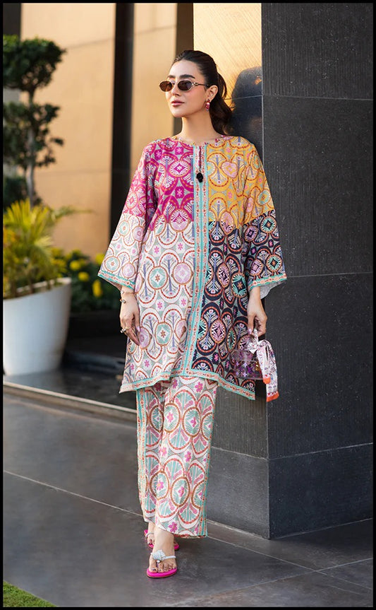 Printed Rayon Co Ord Set