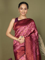 Majestic Red & Teal Silk Saree with Rich Woven Pallu – A Regal Touch for Special Moments