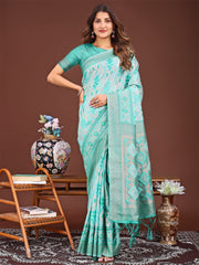 Radiant Linen Cotton Patola Saree - Where Tradition Dances with Elegance