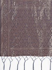 Elegant Cotton Silk Saree with Floral Design & Rich Pallu - Festive & Wedding Wear