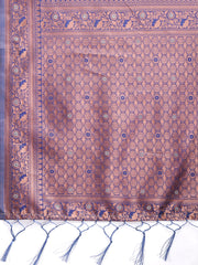 Elegant Sky Blue Cotton Saree with Contrast Pallu – Perfect Blend of Tradition & Comfort